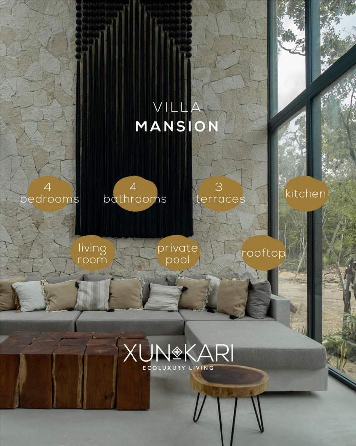 Villa Xuncari En El Corazon De La Selva 图卢姆 外观 照片